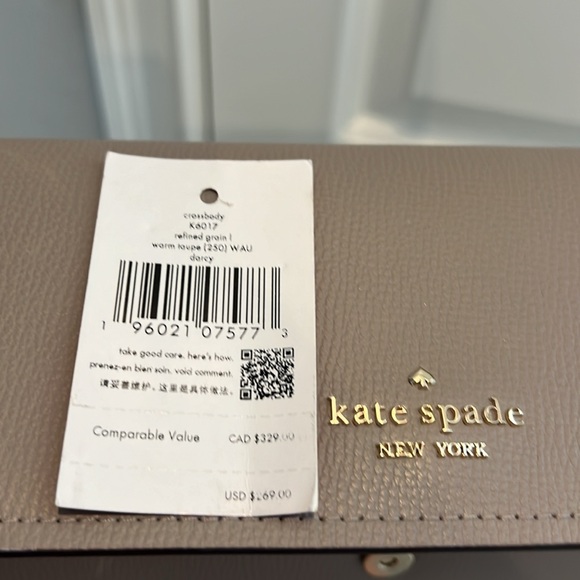 Kate Spade taupe crossbody NWT/NWOT - Picture 7 of 7